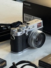 Fujifilm X100F Fuji Camera & Integrated 23mm F2 Lens with Extras