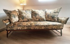 Vintage MID CENTURY Ercol 3 Seater Jubilee Day Bed Sofa Reupholstered £1995