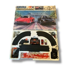 vtg TOMY AURORA AFX GHOST RACER slot system CAR TRACK 70s 80s old toy 