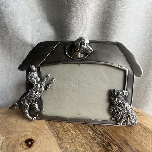 Vintage pewter photo picture - vintage,