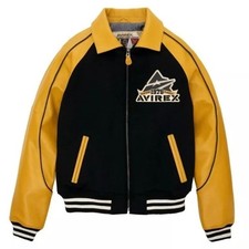 Avriex Mens USA Varsity Jacket