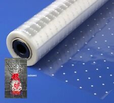 6M White Dots Cellophane Gift Wrap Christmas Birthday Hamper Florist Cello Wrap