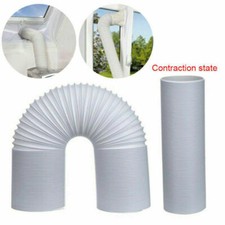 NEW 1.5M/2M/3M Flexible Air Conditioner Exhaust Pipe Vent Hose Duct Outlet UK
