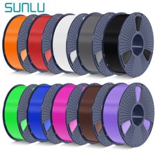 SUNLU 3D Printer Filament PLA PLA+ ABS PETG SILK 1.75mm 1KG Good Layer Adhesion