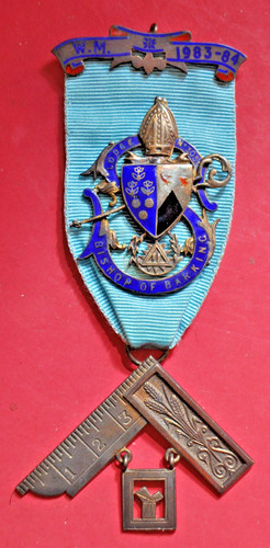 Masonic past master jewel - master's,
