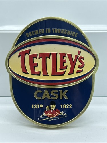 Tetleys cask metal - cask, clip