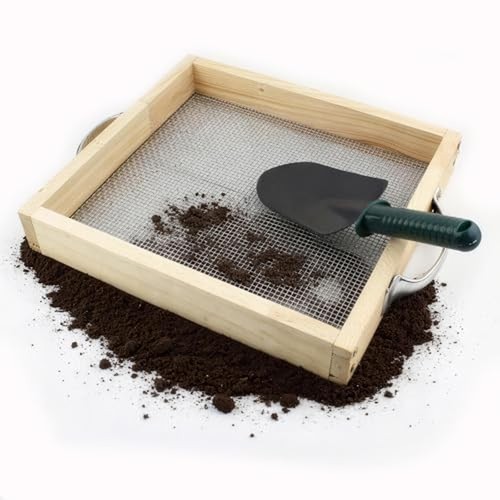 Soil sifter for gardening dirt - sifter,