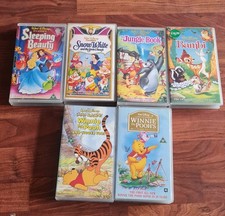 Walt Disney Classics VHS Bundle - Disney Video Tape Collection