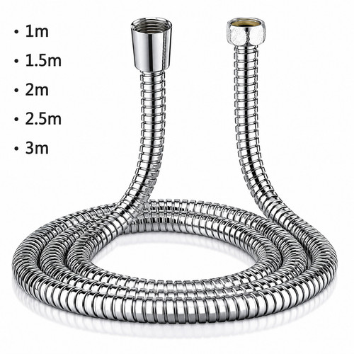 Stainless steel shower hose - stainless,