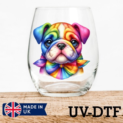 Pug puppy dog 8pcs dtf - pug,