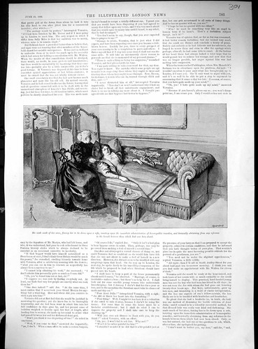Old 1894 lady lying sofa - old,