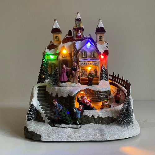Christmas village scene toy - village,