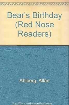 Bears birthday red nose - bears,