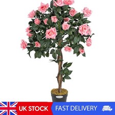 Pink Artificial Rose Tree with