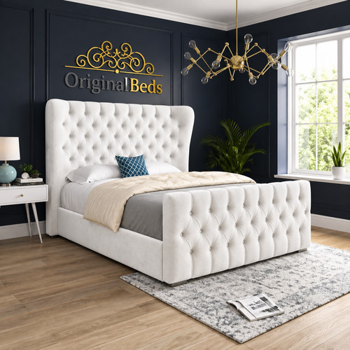 New wingback bed ottoman - wingback,
