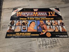WWF WRESTLEMANIA 4 SIGNED