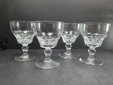 4x Lovely Cut Glass Stuart