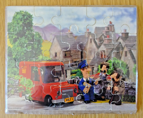 Vintage postman pat wooden - vintage,