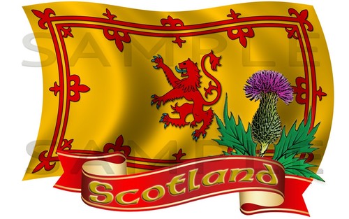 Large scotland rampant lion - rampant,