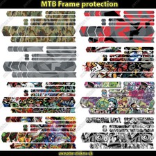 Mountain Bike (MTB) Frame Protection Stickers Wrap Decal 009-016