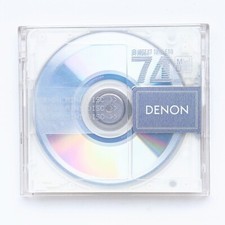 Denon Crystal White MiniDisc Recordable Japan MD Digital Audio 74 min Minutes