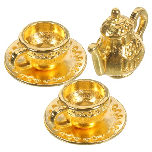 Set mini metal teapot - set,