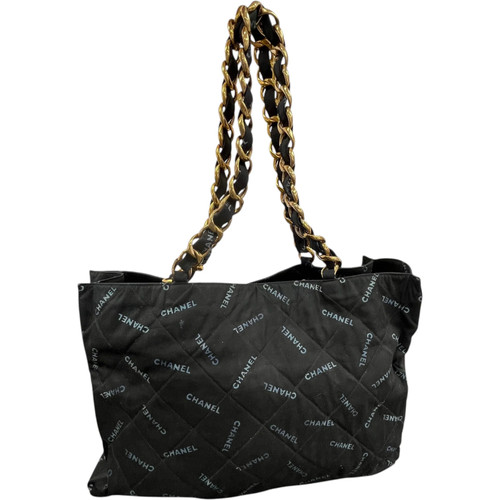 Chanel women logo chain tote - logo,