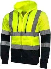HI VIZ VIS VISIBILITY HOODED