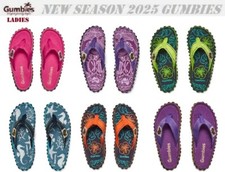OFFICIAL WOMENS 2026 GUMBIES NATURAL FLIP FLOPS GUMBY ISLANDER FOOTWEAR FREEPOST