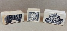 3 Rubber Stamps: Yamaha FZR