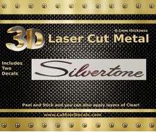 Silvertone Guitar Decal 3D