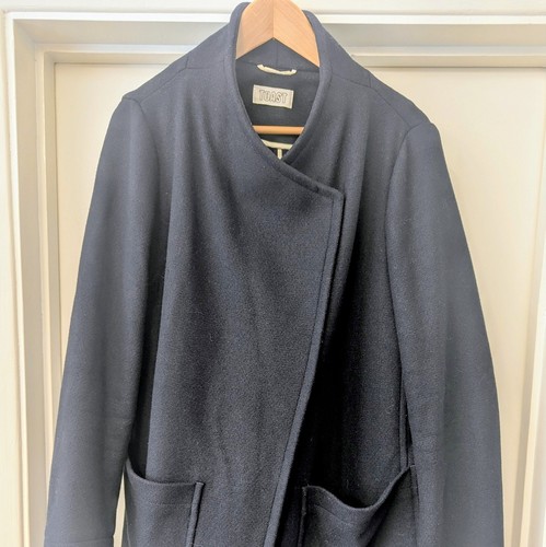 Toast navy virgin wool - navy,