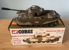 Corgi 901 Centurion MK III Tank . Vintage Diecast With Box.