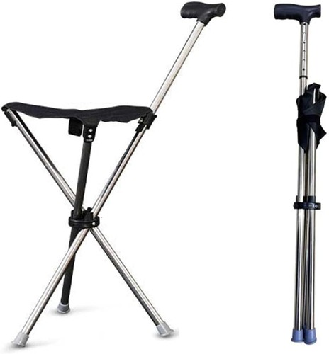 Foldable walking cane with - walking,
