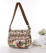 Season Design Crinkle Nylon S-Medium Messenger Cross Body Shoulder Woman Bag UK