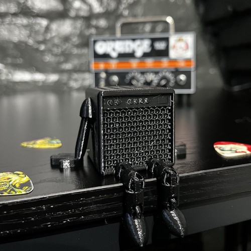 Novelty guitar pick holder - guitar, |