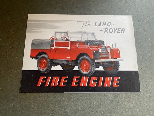 Land rover fire engine - rover,