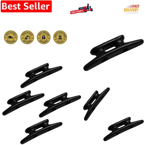 4pcs 3inch black nylon - nylon, closed