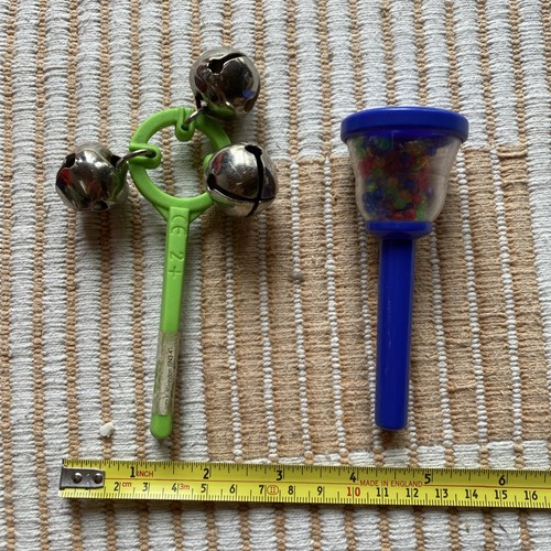 Hand held plastic jingle - hand,
