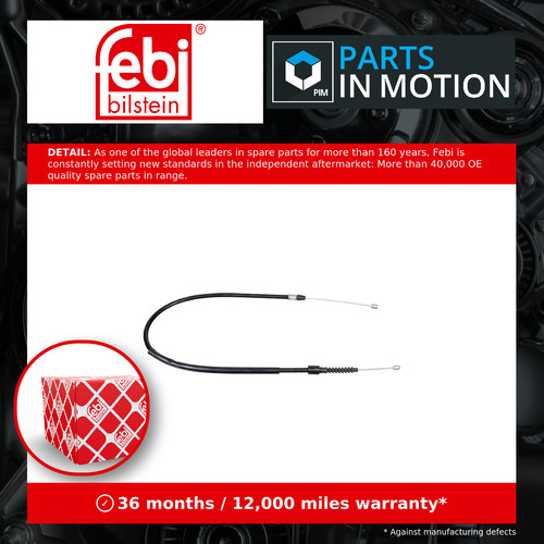 Handbrake cable fits - handbrake, opel