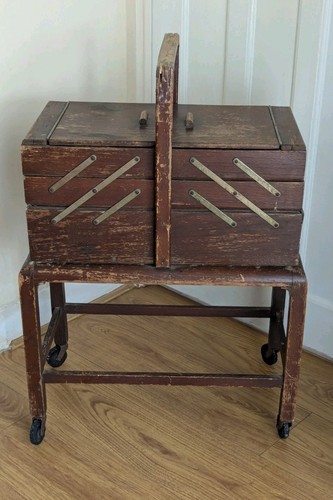 Vintage wooden cantilever - vintage,