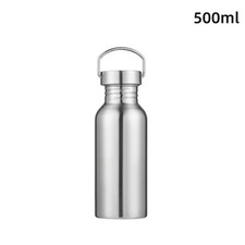 Stainless steel water bottle - steel,