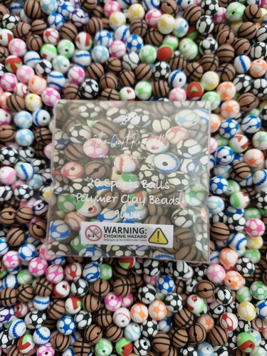 Sports balls polymer clay - polymer,