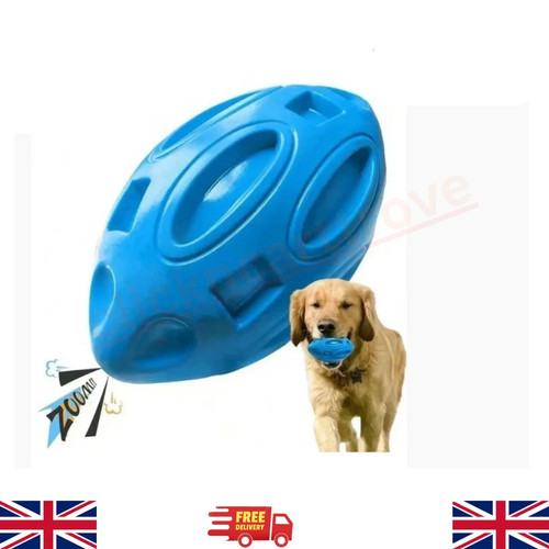 Indestructible squeaky rugby - squeaky,