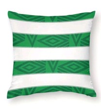 Retro Glasgow Celtic Shirt Cushion Cover Ireland Pillow Case Larsson Jersey Top