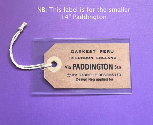 Luggage label for smaller - luggage,