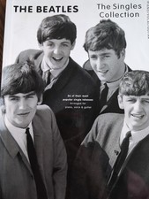 THE BEATLES - THE SINGLES COLLECTION - 26 SONGS for PIANO/VOCAL/GUITAR CHORD- GC