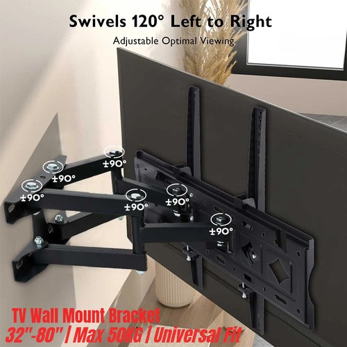 Wall mount bracket swivel - tv,
