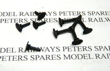 Peters Spares PS17 Triang Hornby S2125 Replacement Oval Buffers - Metal (Pk4)