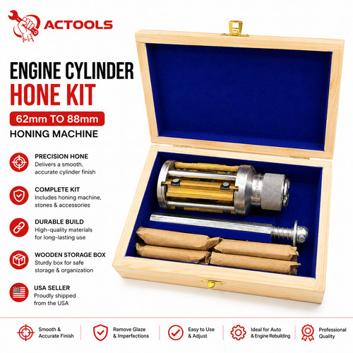 Cylinder engine hone kit 62mm - hone,